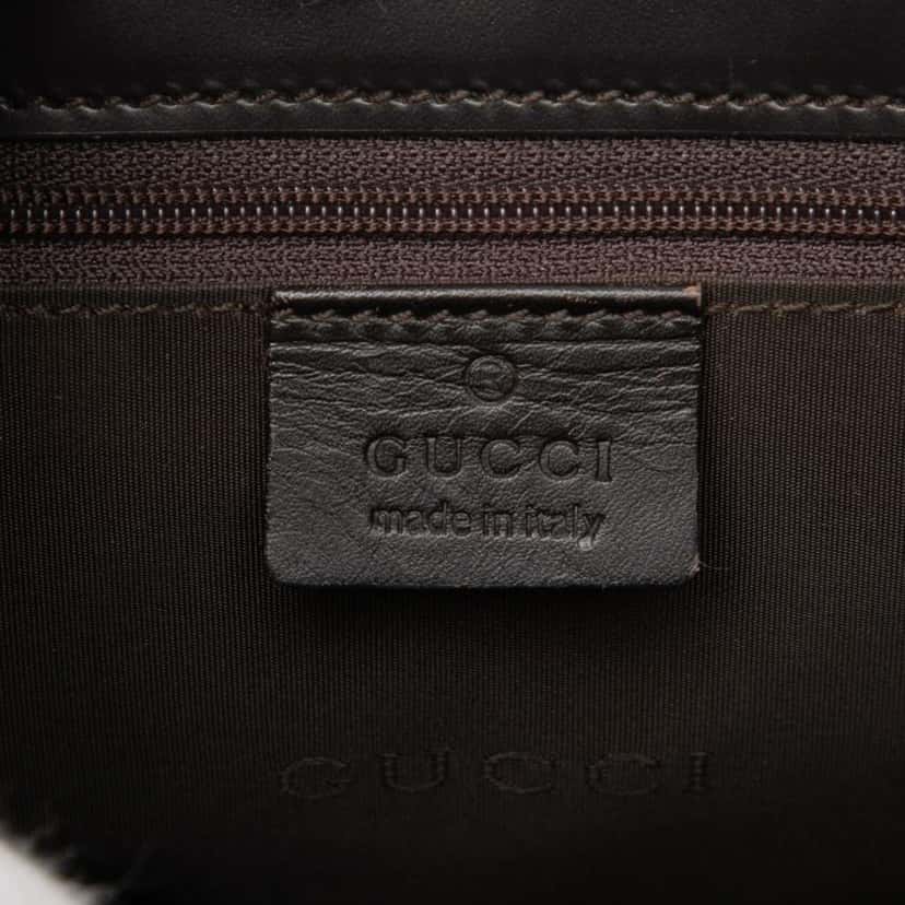 Gucci GG Canvas Jackie Handbag Brown Canvas Very good condition - Box View