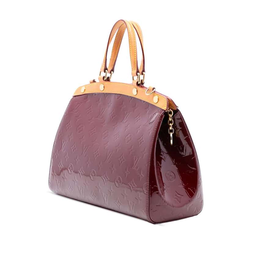 Louis Vuitton Monogram Vernis Brea MM Red Leather Very good condition - Back View