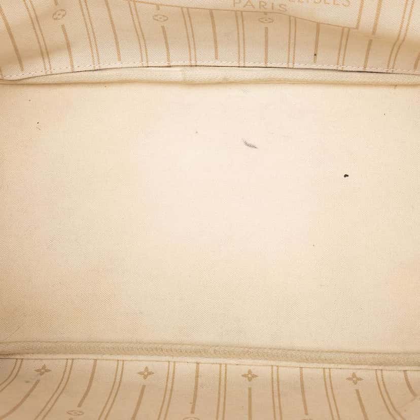 Louis Vuitton Damier Azur Neverfull MM White Very good condition - Model View