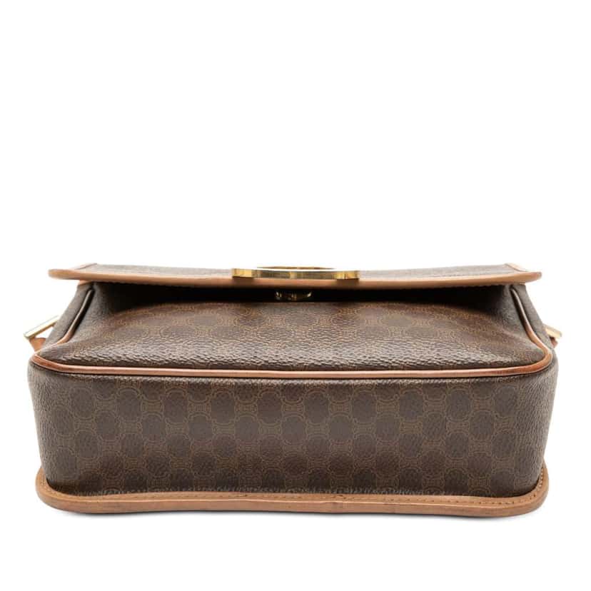 Celine Macadam Coated Canvas Crossbody Brown Canvas Very good condition - Inside View