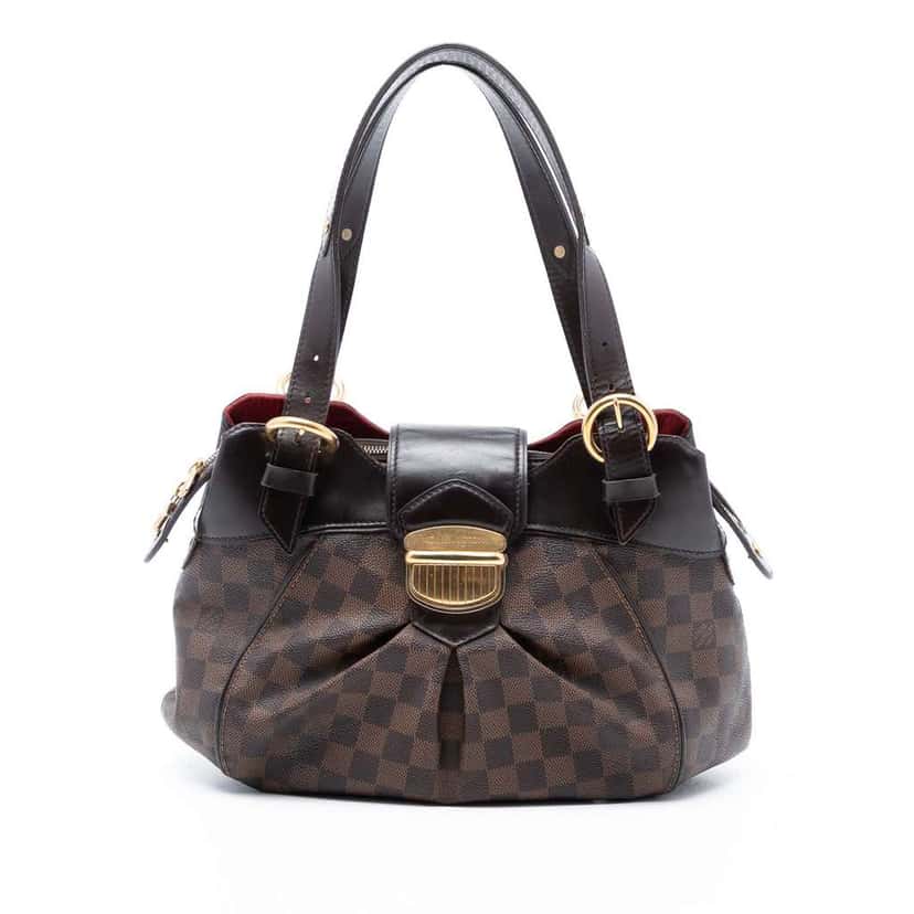 Louis Vuitton Damier Ebene Sistina PM Brown Very good condition - Front View