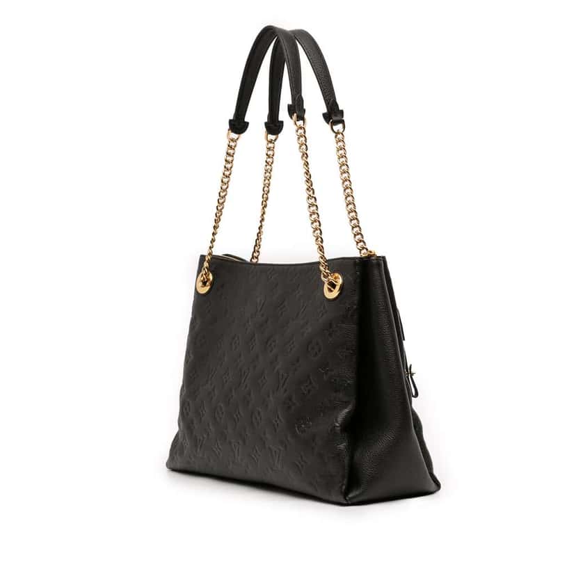 Louis Vuitton Monogram Empreinte Surene MM Black Leather Very good condition - Back View