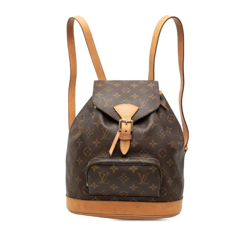 Louis Vuitton Monogram Montsouris PM Brown Good condition - Front View