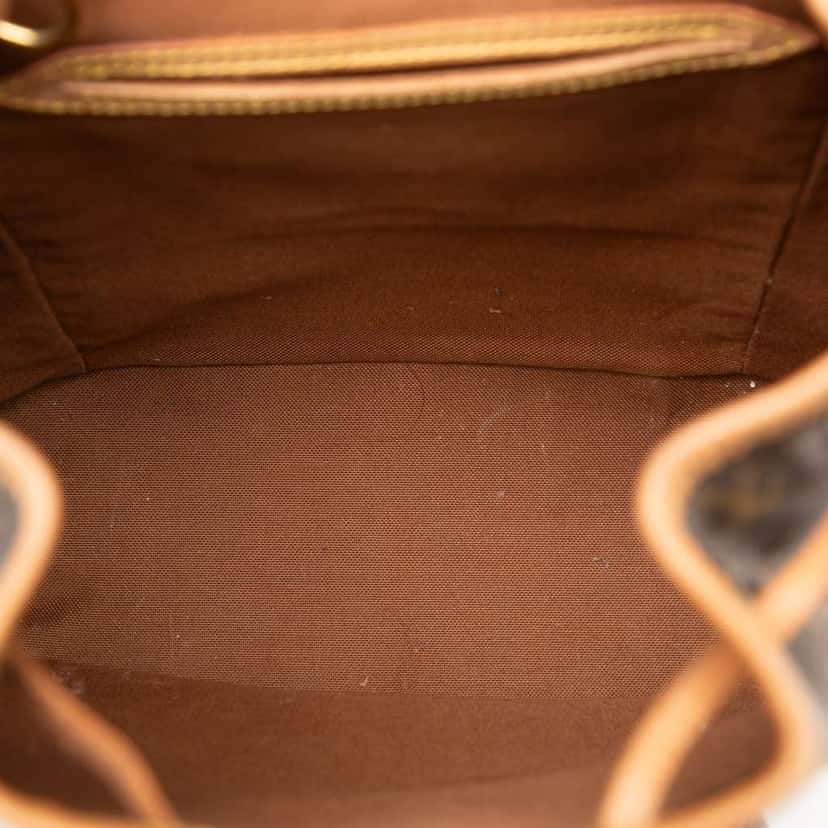 Louis Vuitton Monogram Montsouris PM Brown Good condition - Model View