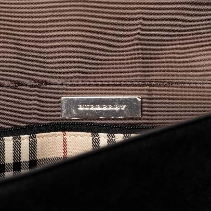 Burberry Leather Shoulder Bag Black Leather Very good condition - Box View