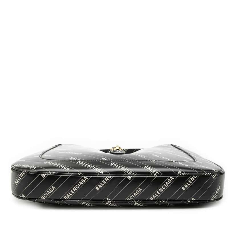 Gucci Balenciaga The Hacker Project Medium Calfskin Jackie 1961 Crossbody Black Leather Very good condition - Inside View