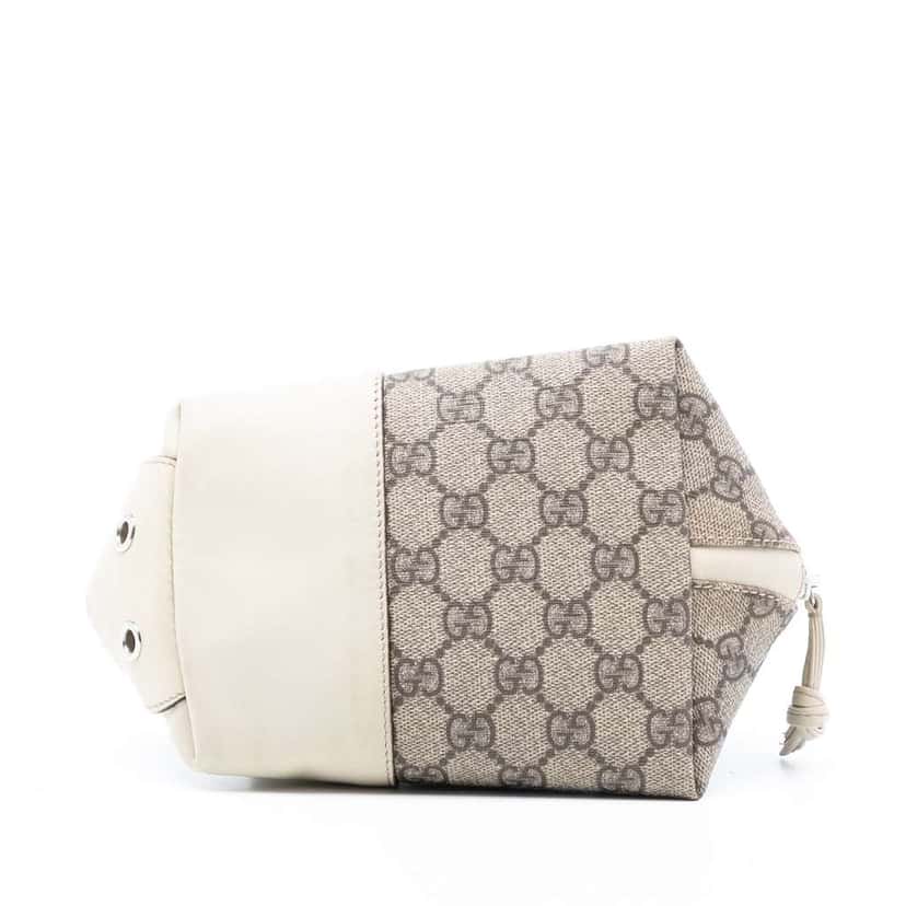 Gucci GG Supreme Zoo Handbag Brown Canvas Very good condition - Inside View