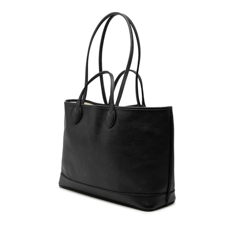 Gucci Medium Leather Ophidia Tote Black Leather Very good condition - Back View