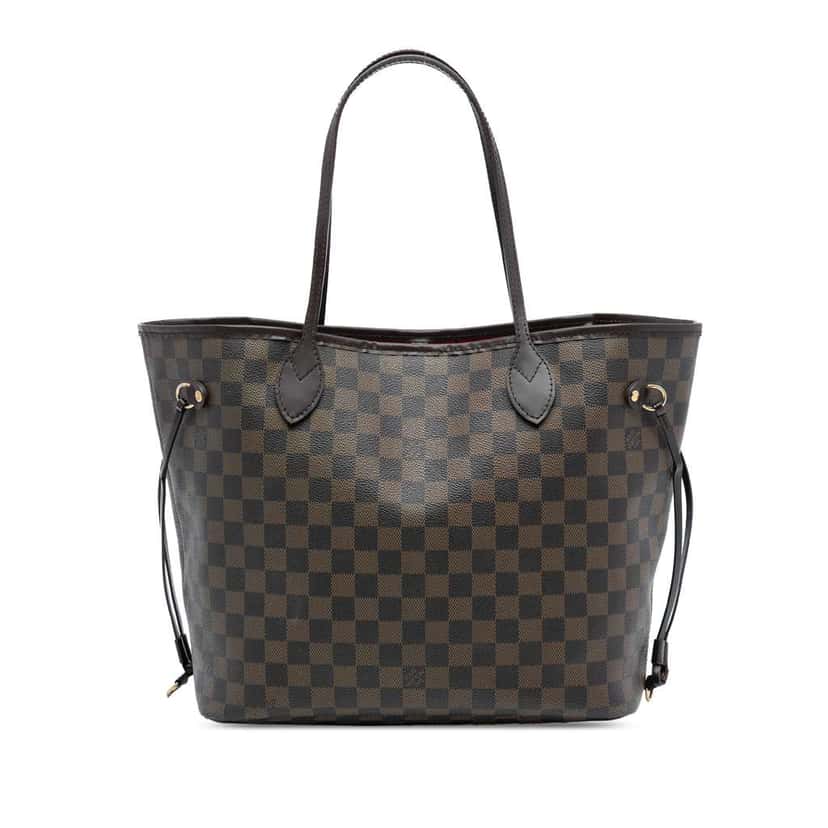 Louis Vuitton Damier Ebene Neverfull MM Brown Very good condition - Front View