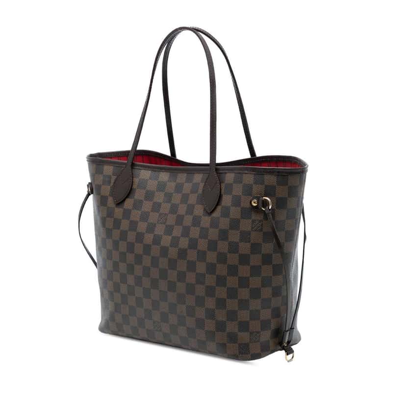 Louis Vuitton Damier Ebene Neverfull MM Brown Very good condition - Back View