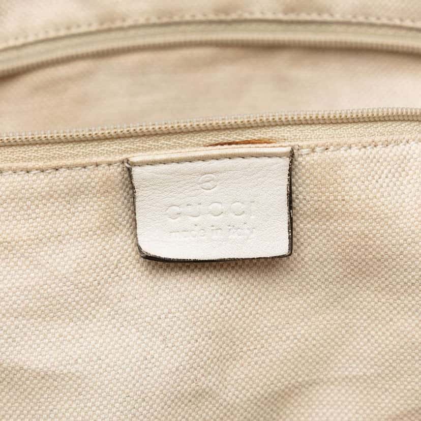 Gucci Large Diamante Raffia Sukey Tote Brown Very good condition - Box View