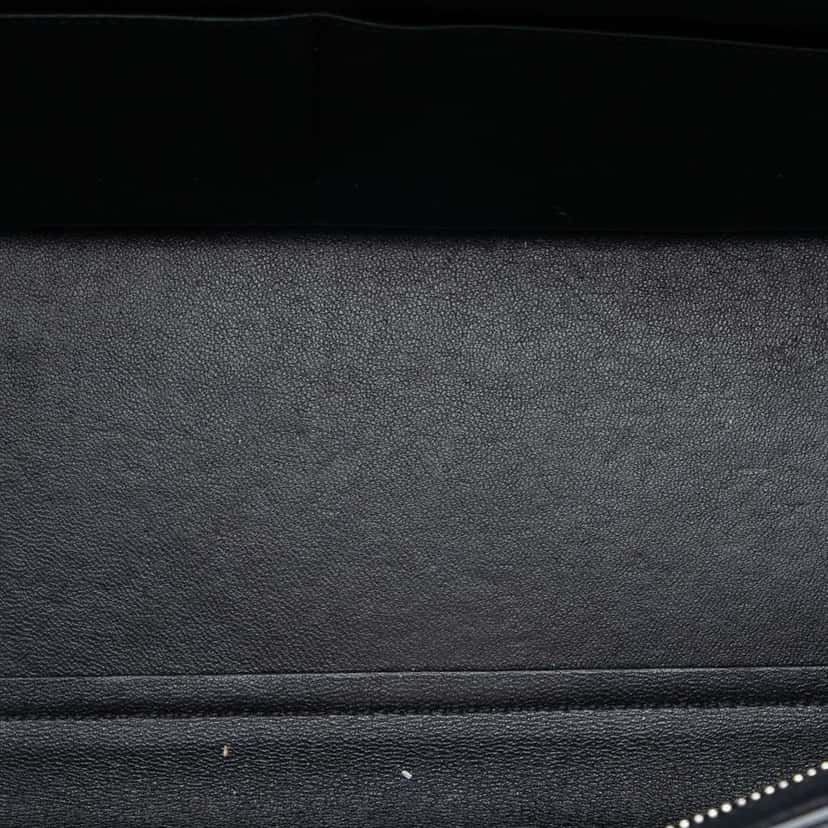 Celine Small Bicolor Leather Trapeze Satchel Black Leather Very good condition - Model View