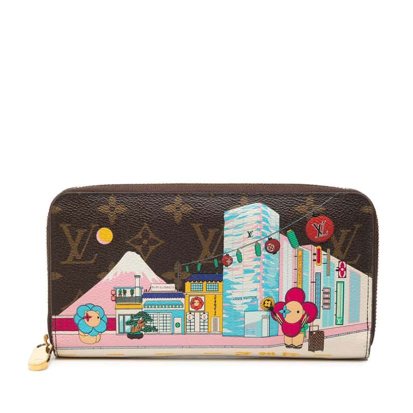 Louis Vuitton Monogram Vivienne in Tokyo Zippy Long Wallet Brown Very good condition - Front View