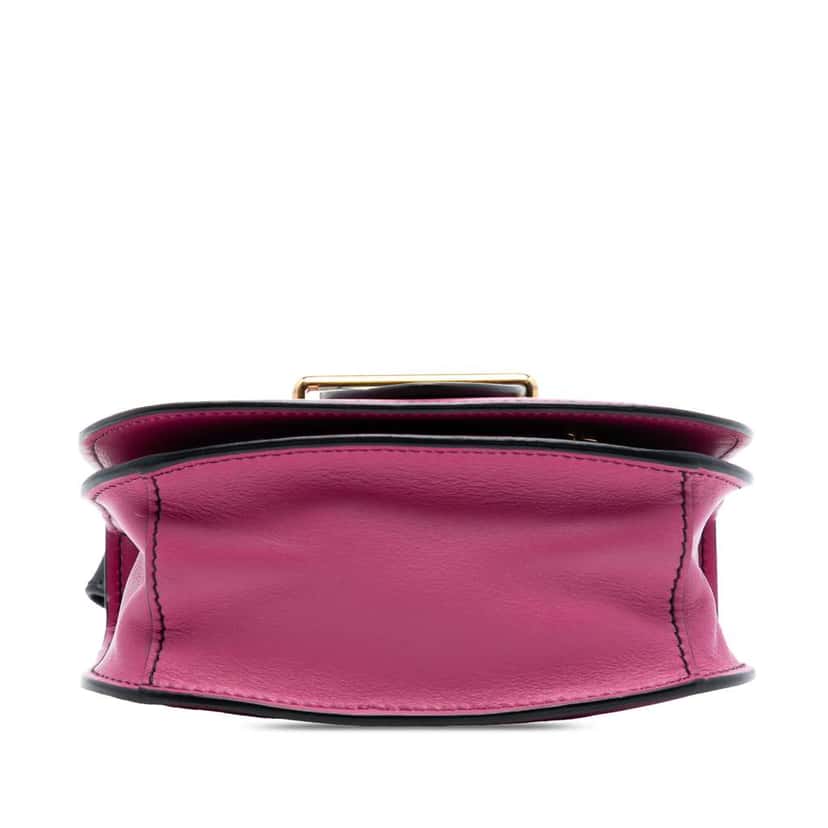 Prada Saffiano Trimmed City Calf Pionniere Crossbody Pink Leather Very good condition - Inside View