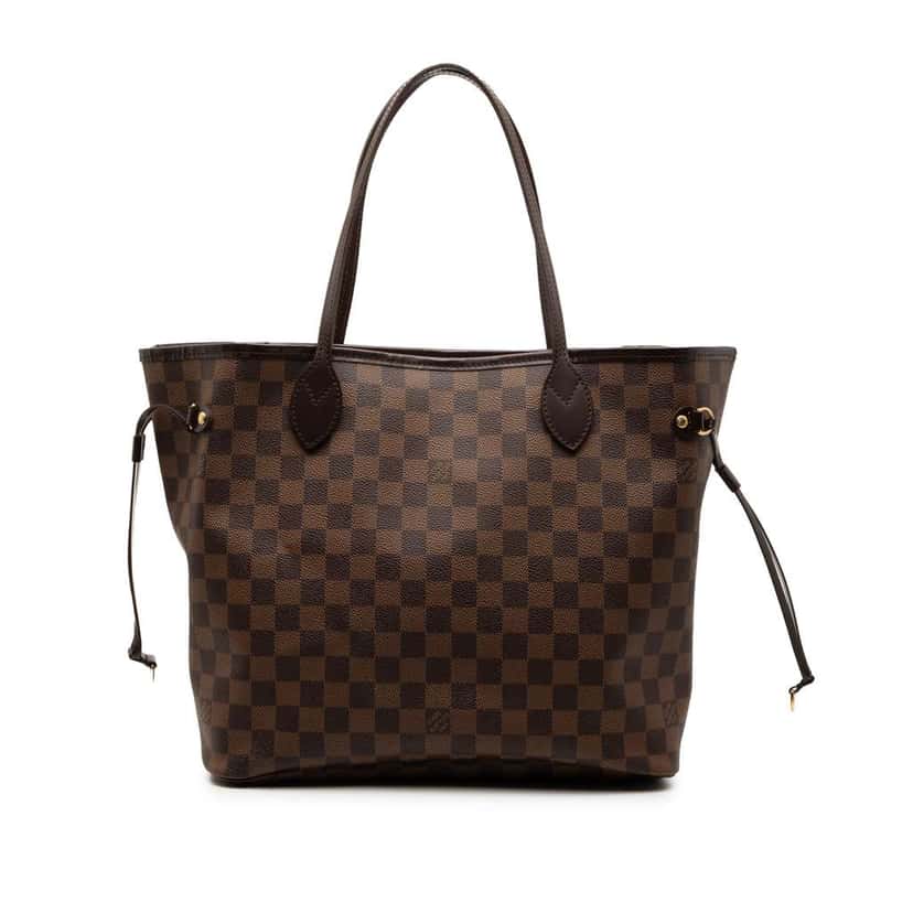 Louis Vuitton Damier Ebene Neverfull MM Brown Very good condition - Front View