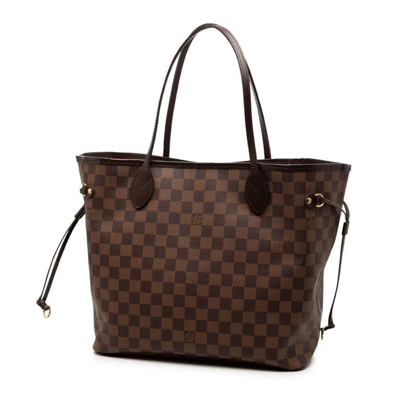 Louis Vuitton Damier Ebene Neverfull MM Brown Very good condition - Back View