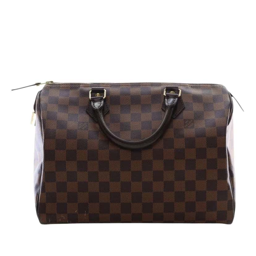 Louis Vuitton Damier Ebene Speedy 30 Brown Very good condition - Front View