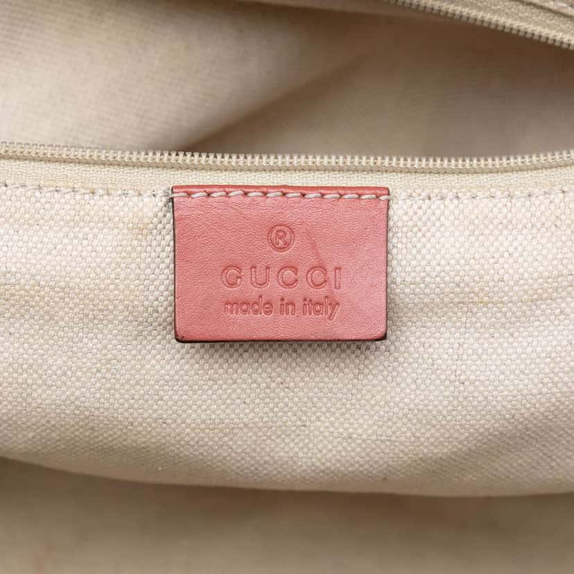 Gucci Medium Diamante Canvas Sukey Tote Brown Canvas Very good condition - Box View