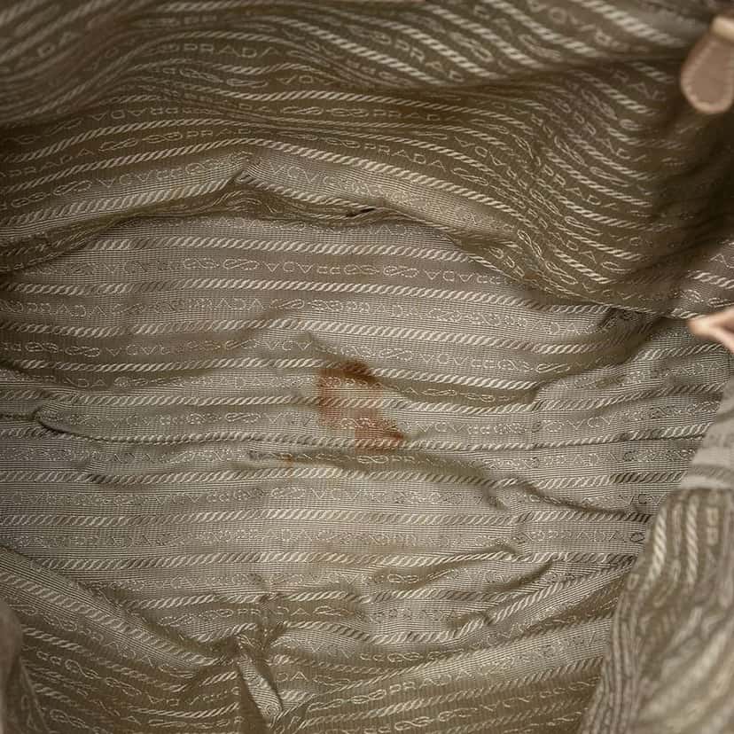 Prada Nappa New Look Tote Brown Leather Very good condition - Model View