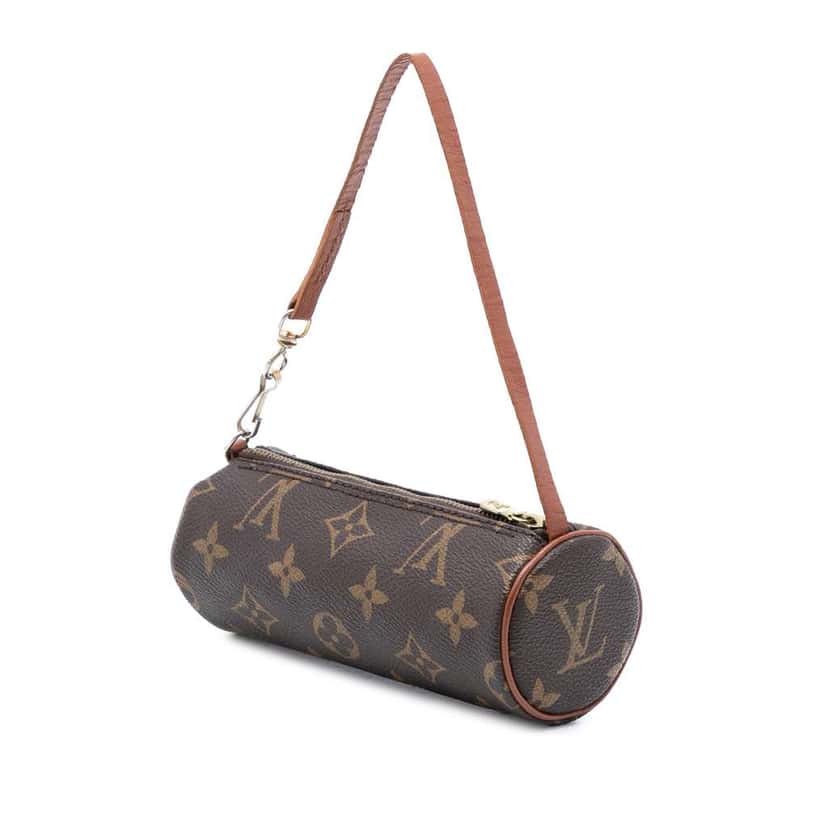 Louis Vuitton Monogram Papillon Pochette Brown Very good condition - Back View