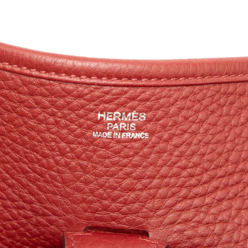Hermès Clemence Evelyne III 29 Red Leather Good condition - Box View