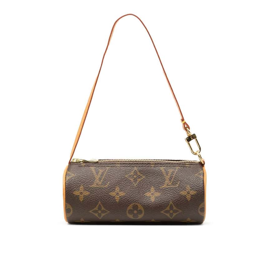 Louis Vuitton Monogram Papillon Pochette Brown Very good condition - Front View