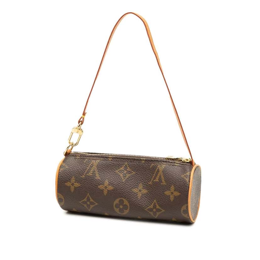 Louis Vuitton Monogram Papillon Pochette Brown Very good condition - Back View