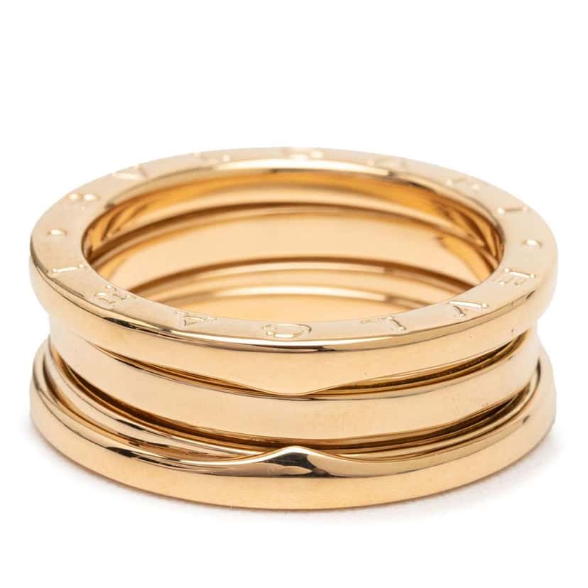 Bvlgari 18K Yellow Gold B.Zero1 Three Band Ring Gold Gold Good condition - Front View