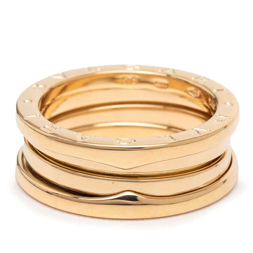 Bvlgari 18K Yellow Gold B.Zero1 Three Band Ring Gold Gold Good condition - Inside View