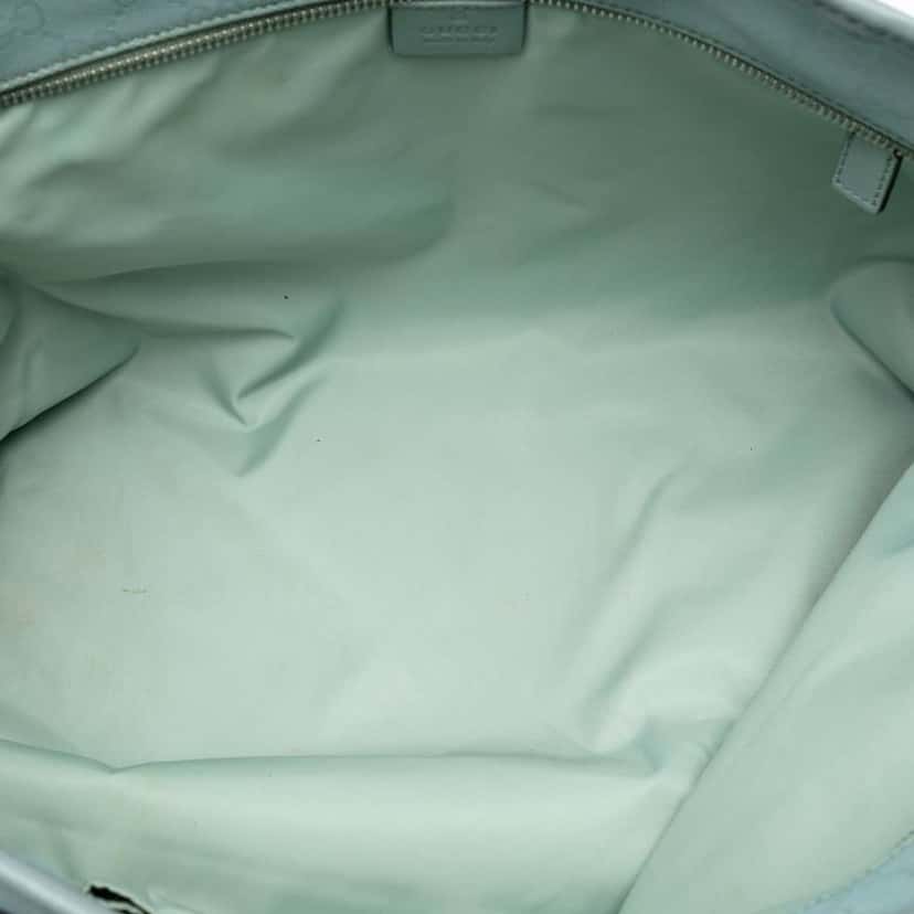 Gucci Medium GG Imprime Tote Blue Canvas Very good condition - Model View