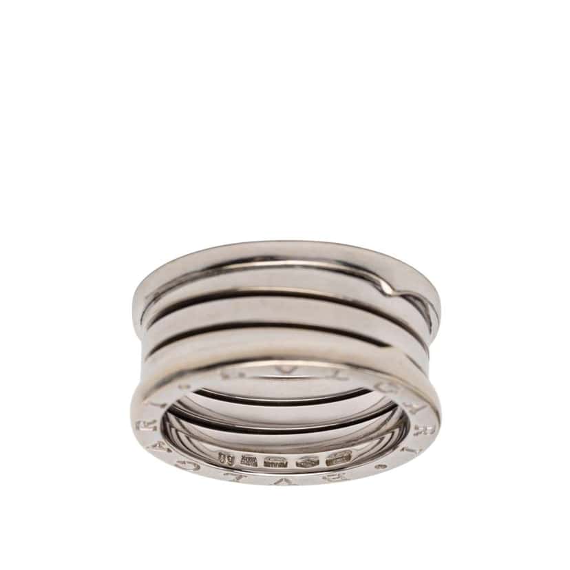 Bvlgari 18K White Gold B.Zero1 Four Band Ring Silver White Gold Very good condition - Model View