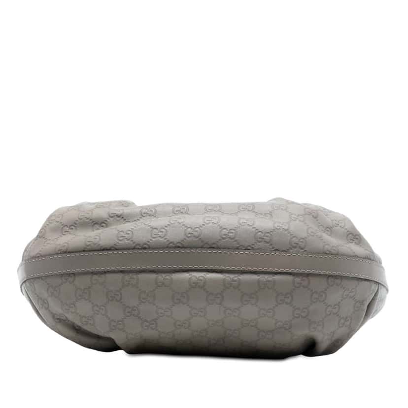 Gucci Guccissima Scarlett Tote Grey Leather Very good condition - Inside View