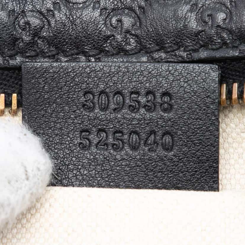 Gucci Microguccissima Sunshine Disco Camera Bag Black Leather Very good condition - Box View