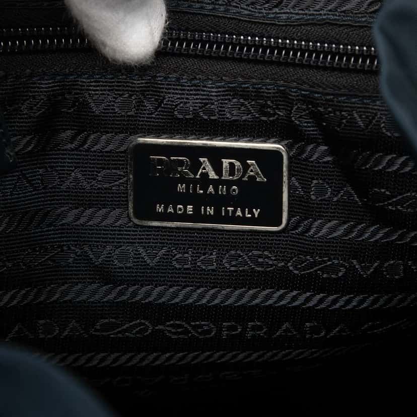 Prada Tessuto Backpack Blue Good condition - Box View