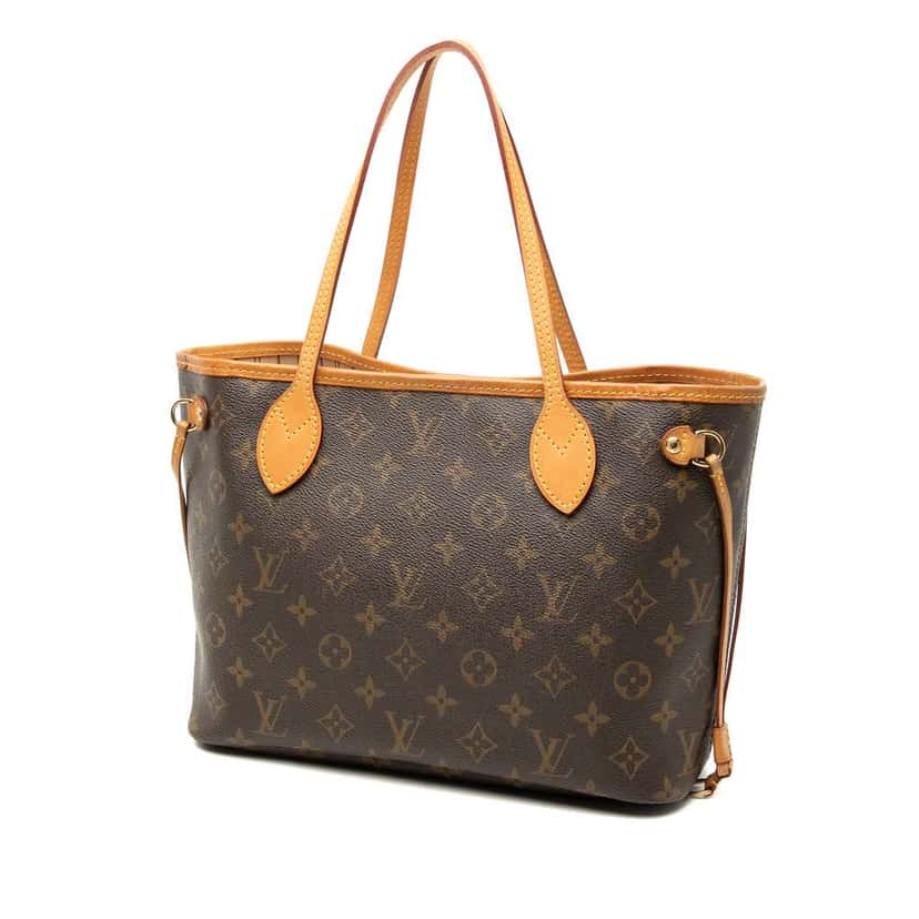Louis Vuitton Monogram Neverfull PM Brown Very good condition - Back View