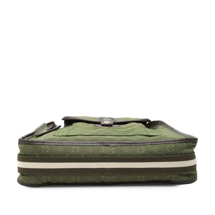 Louis Vuitton Monogram Mini Lin Besace Mary Kate Green Canvas Very good condition - Inside View
