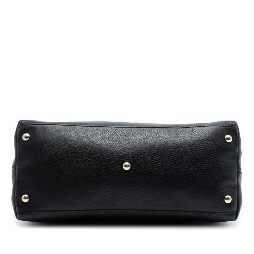 Gucci Small Leather Soho Working Satchel Black Leather Very good condition - Inside View