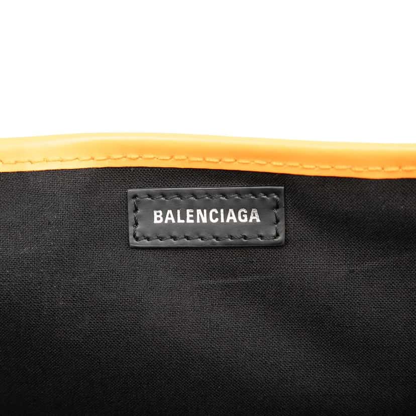 Balenciaga Canvas Navy Cabas S Tote Brown Canvas Very good condition - Box View