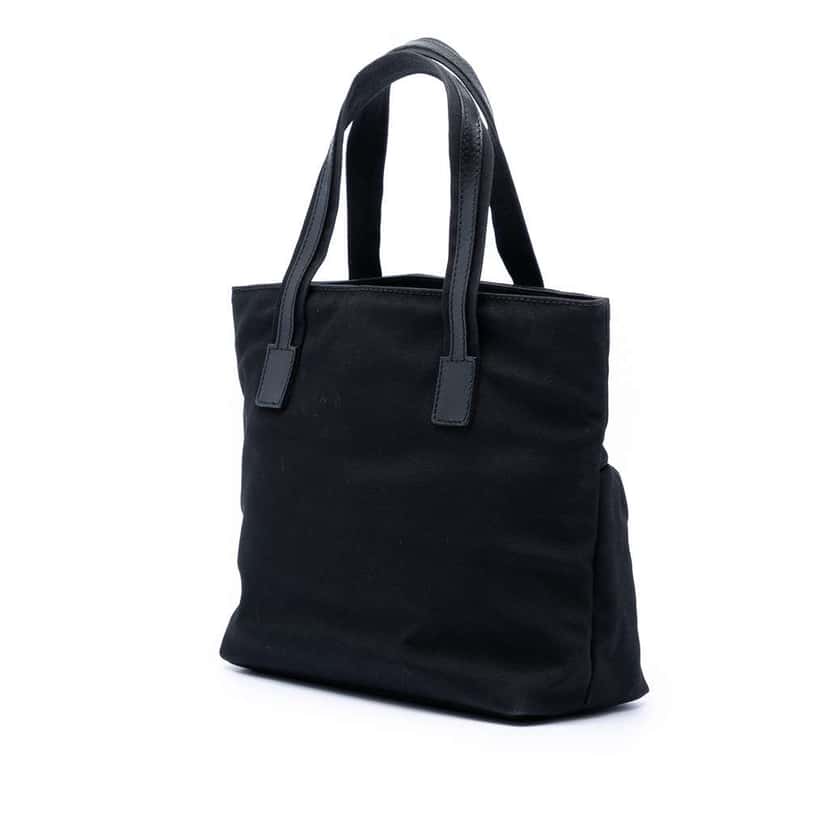 Gucci GG Canvas Handbag Black Canvas Very good condition - Back View