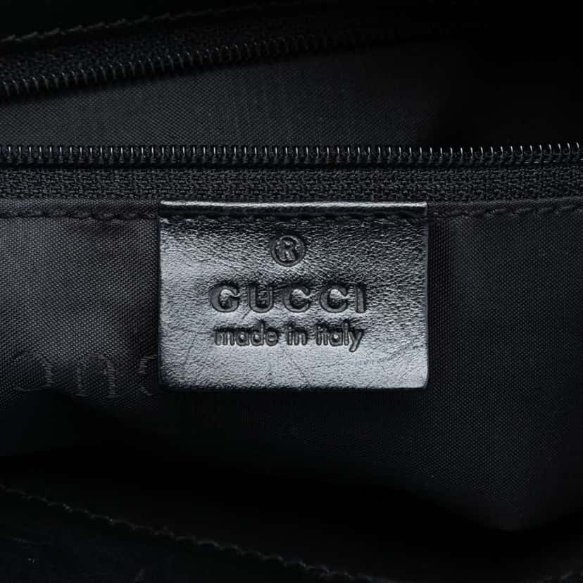 Gucci GG Canvas Handbag Black Canvas Very good condition - Box View