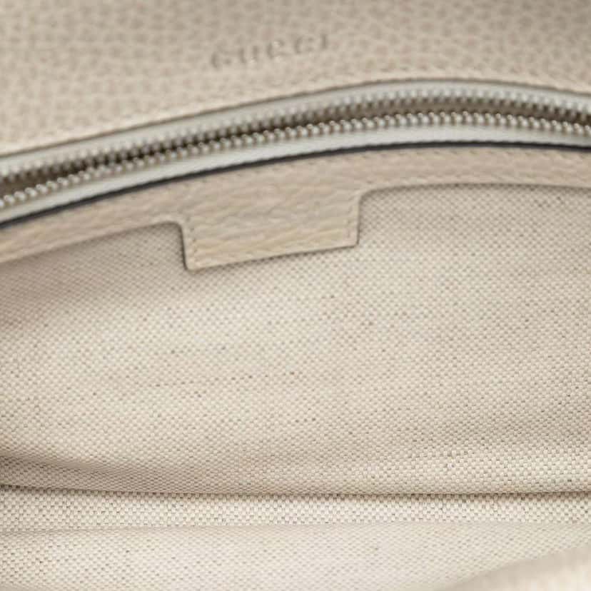 Gucci Small Leather Dionysus Web Crossbody White Leather Very good condition - Model View