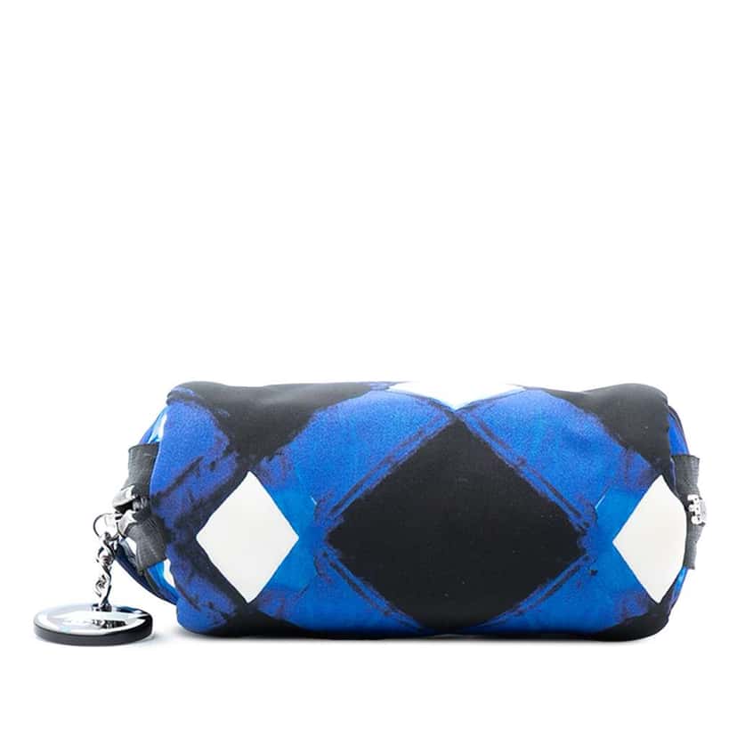 Chanel Printed Nylon Airlines Pouch Blue Very good condition - Inside View