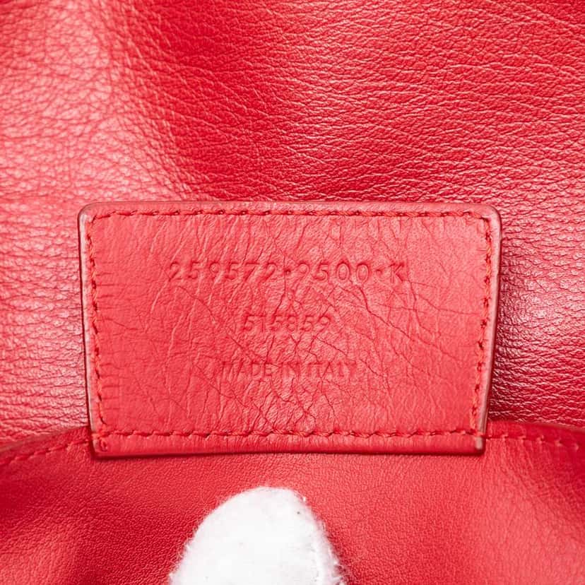 Balenciaga Leather Papier A5 Zip Around Tote Red Leather Good condition - Box View