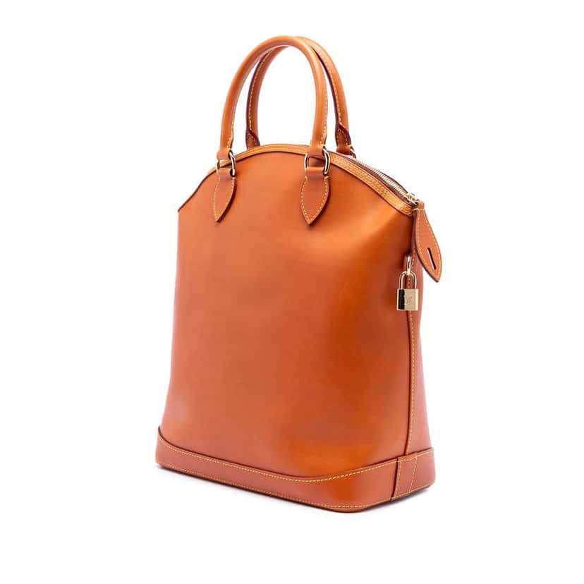 Louis Vuitton Nomade Lockit Vertical Brown Leather Good condition - Back View