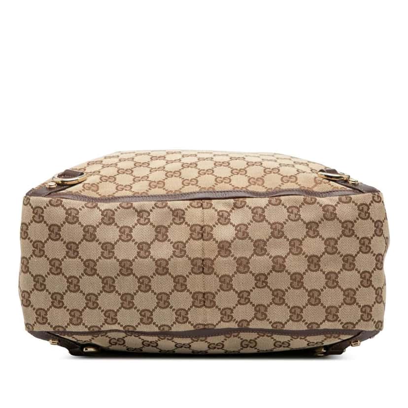 Gucci GG Canvas Abbey D Ring Tote Brown Canvas Good condition - Inside View