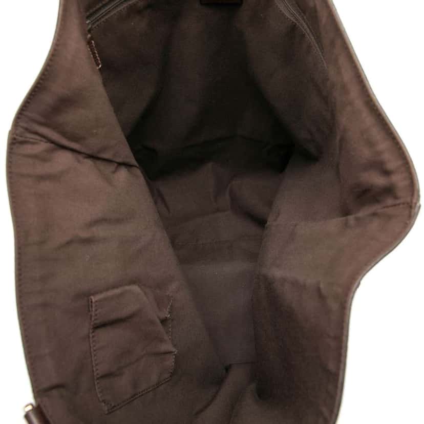 Gucci GG Canvas Abbey D Ring Tote Brown Canvas Good condition - Model View