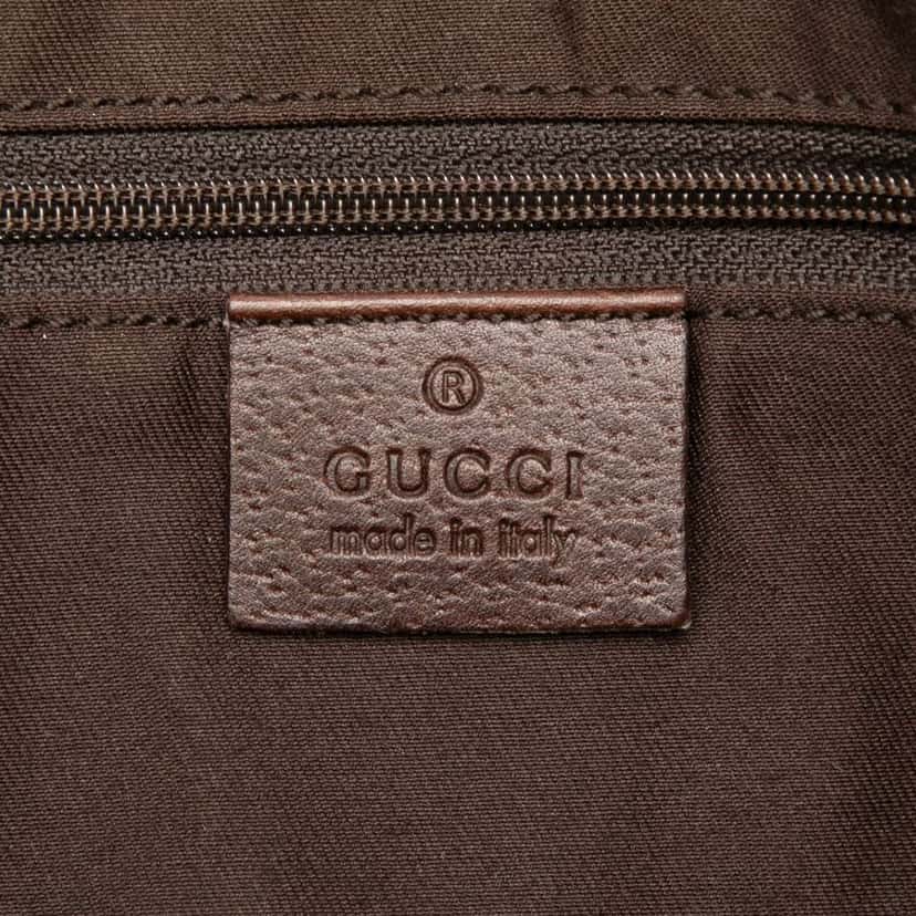 Gucci GG Canvas Abbey D Ring Tote Brown Canvas Good condition - Box View