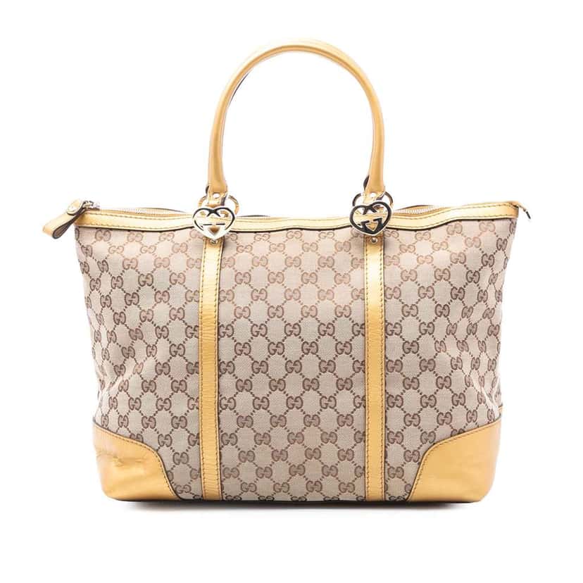 Gucci GG Canvas Lovely Tote Brown Canvas Very good condition - Front View