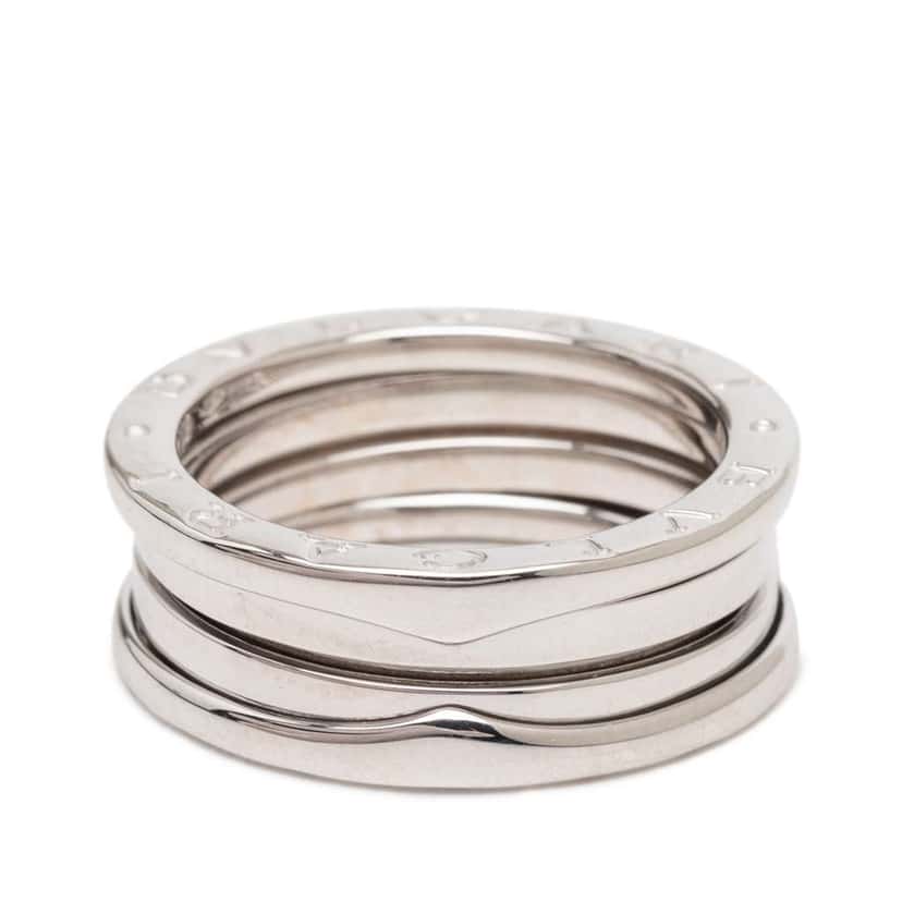 Bvlgari 18K White Gold B.Zero1 Three Band Ring Silver White Gold Good condition - Inside View