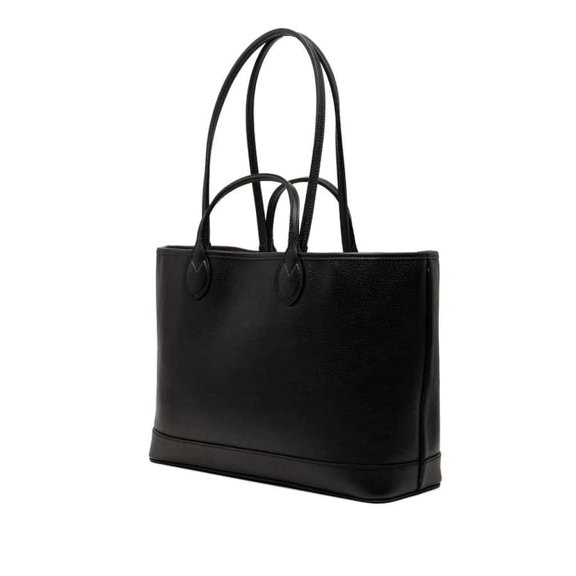 Gucci Medium Leather Ophidia Tote Black Leather Very good condition - Back View